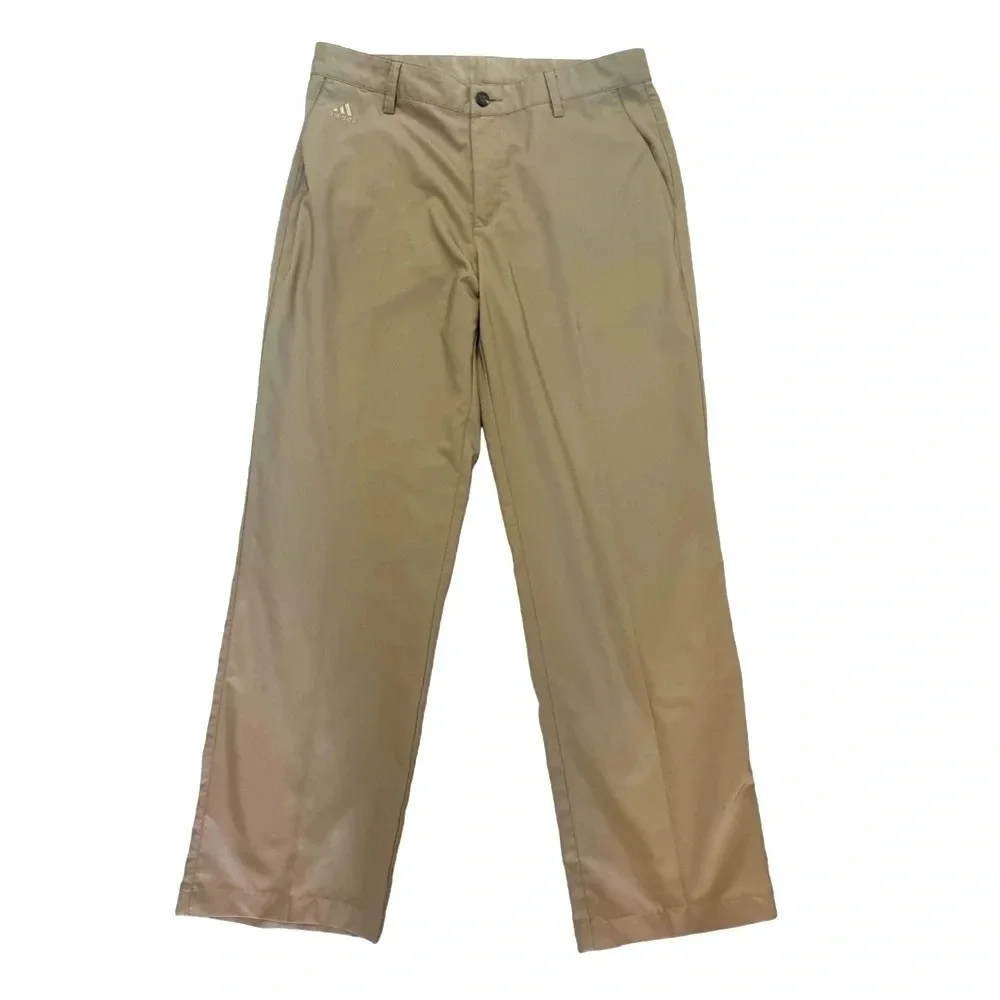 Adidas ClimaCool Golf Pants Khaki 32x32 Lightweight Performance Chinos